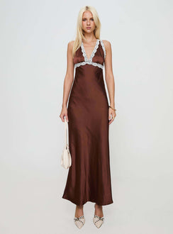 Natassja Maxi Dress Chocolate