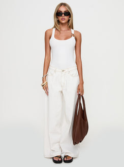 Xavia Hardware Detail Bodysuit White