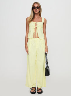 Such A Charmer Tie Up Set Yellow