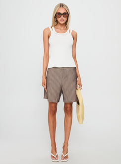 Ceyla Layered Tank Top White