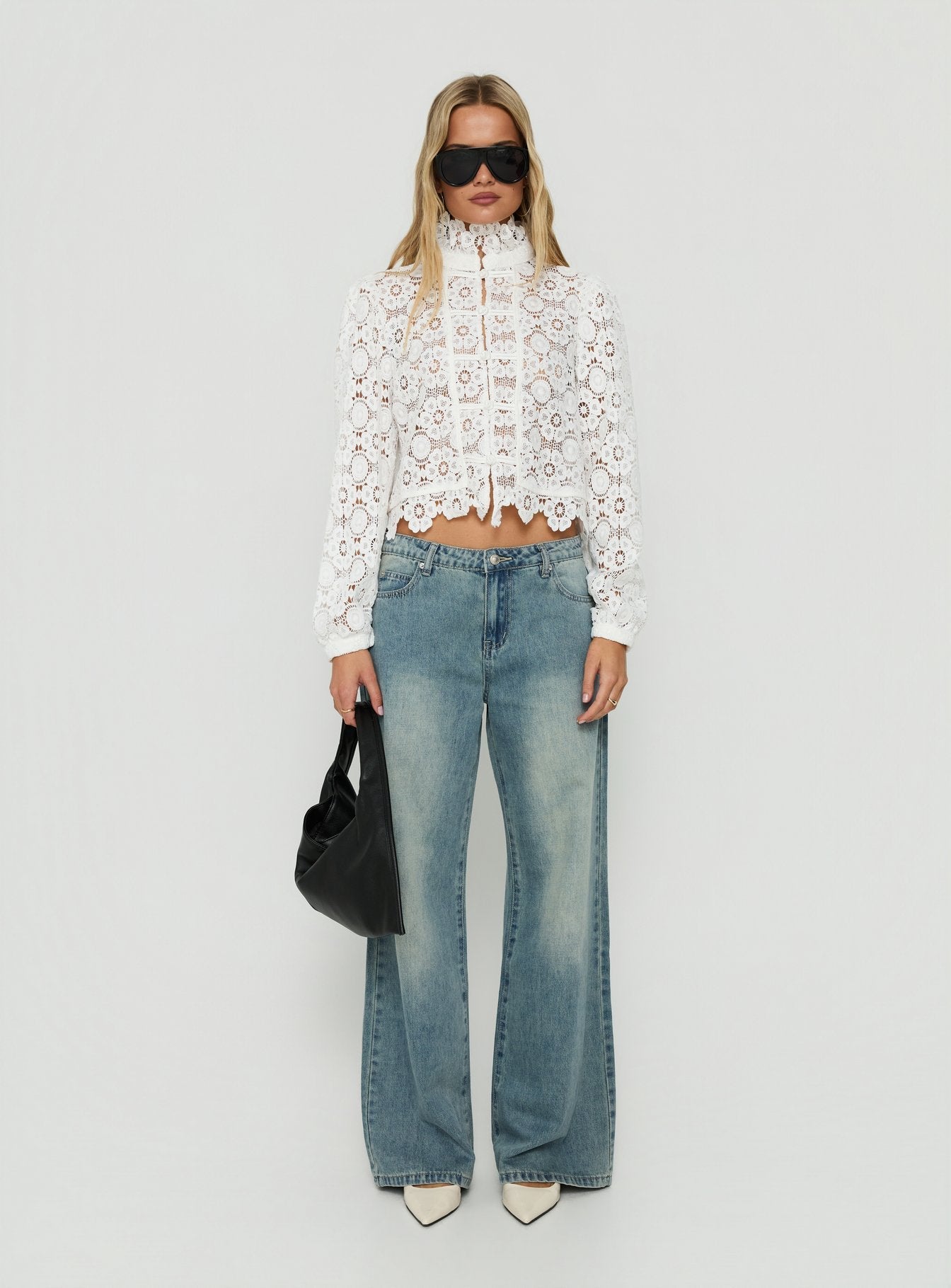 Overtime Blouse Porcelain