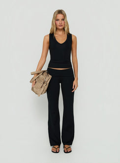 Daily Define Thick Strap Tank Top Black