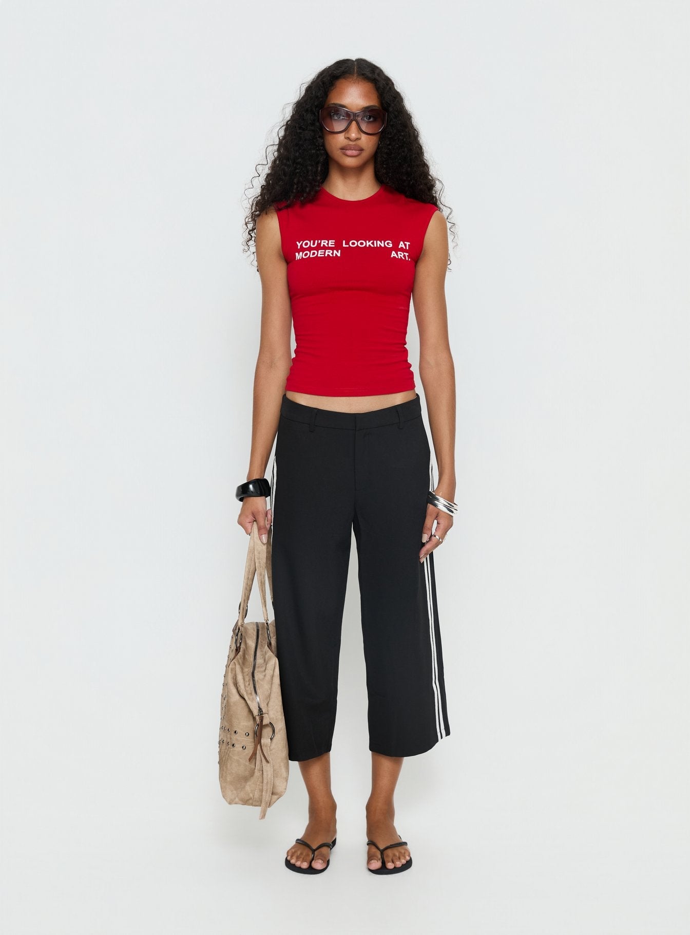 Genesis Capri Pants Noir