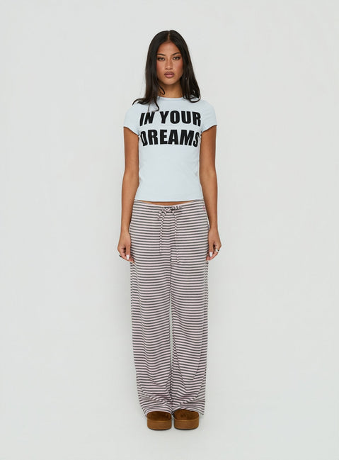 Always In Your Dreams Graphic Sleep Tee Blue