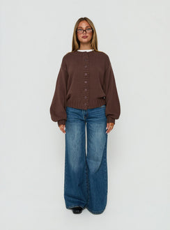 Edern Cardigan Chocolate