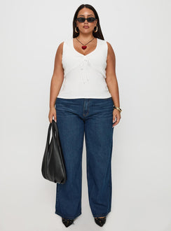 Drawn Me In Top White Curve