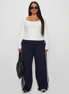 Circuit Track Pants Navy Curve