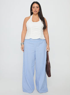 Nataliya Halter Top White Curve