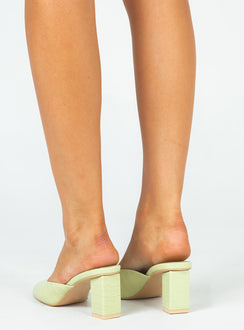 Clair De Lune Heels Neo Mint