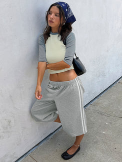 Kikkie 3/4 Sleeve Raglan Jelly Mint / Grey