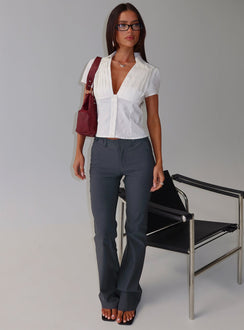 Dariana Flare Pant Charcoal