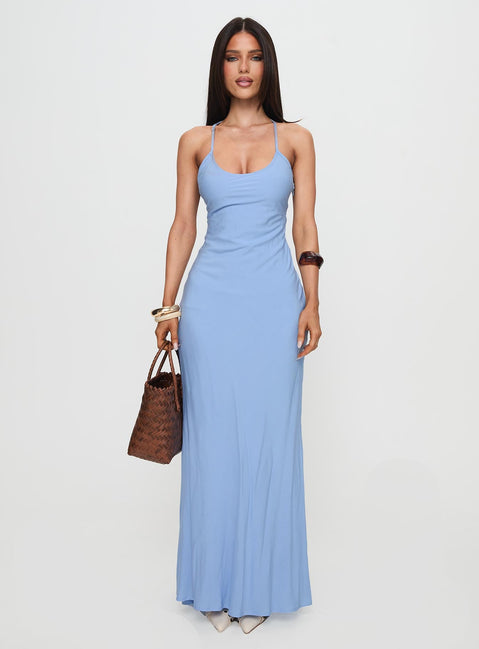 Doley Maxi Dress Blue