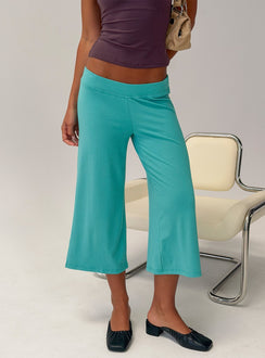 Kassey Gaucho Shorts Teal