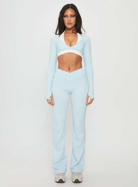 Sunday Session Active Flare Leg Pant Blue