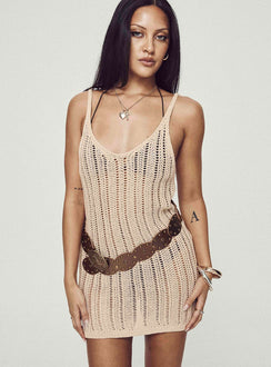 Nikke Mini Dress Brown