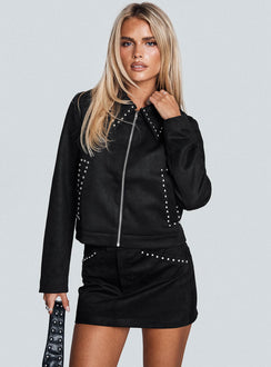 Willoughby Mini Skirt Black