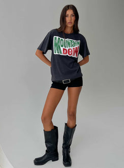 Mountain Dew Oversized Graphic Tee Black