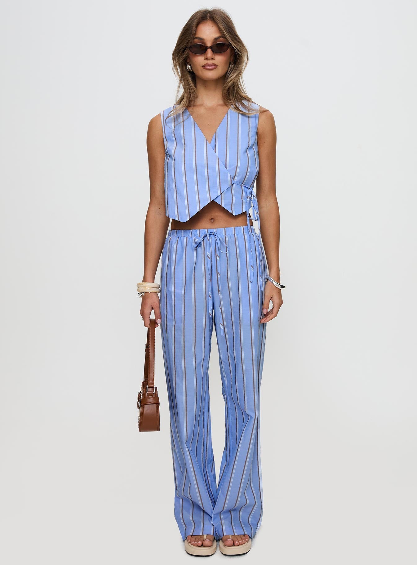 Raychel Set Blue Stripe