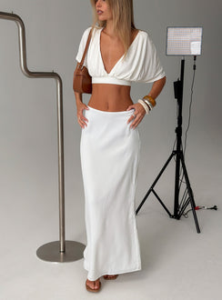 Eliena Maxi Skirt Ivory