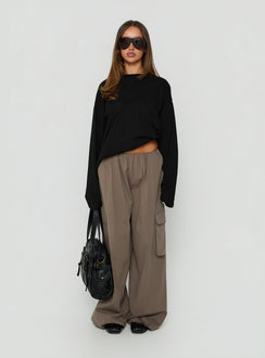 Lunea Concealed Waistband Cargo Pants Charcoal
