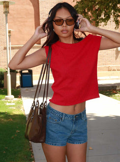 Dreamful Low Rise Mini Denim Short Light Wash