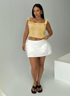 Gigi Wrap Skort White Curve