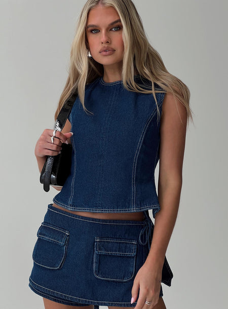 Collective Tops - Countryside Top Denim featured image