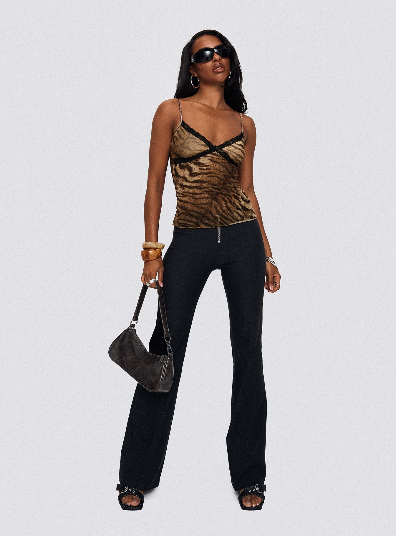 Lost In Translation Flared Pant Black