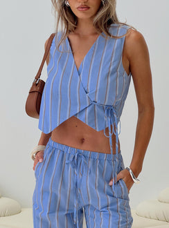 Raychel Set Blue Stripe