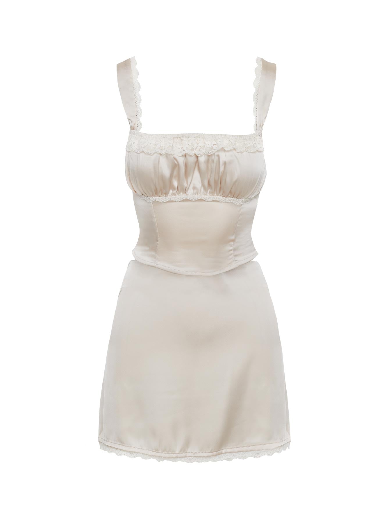 Acela Satin Set Cream