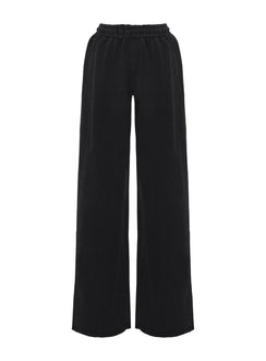 product Princess Polly All Day Straight Leg Sweatpants Washed Black High Waisted Pants 