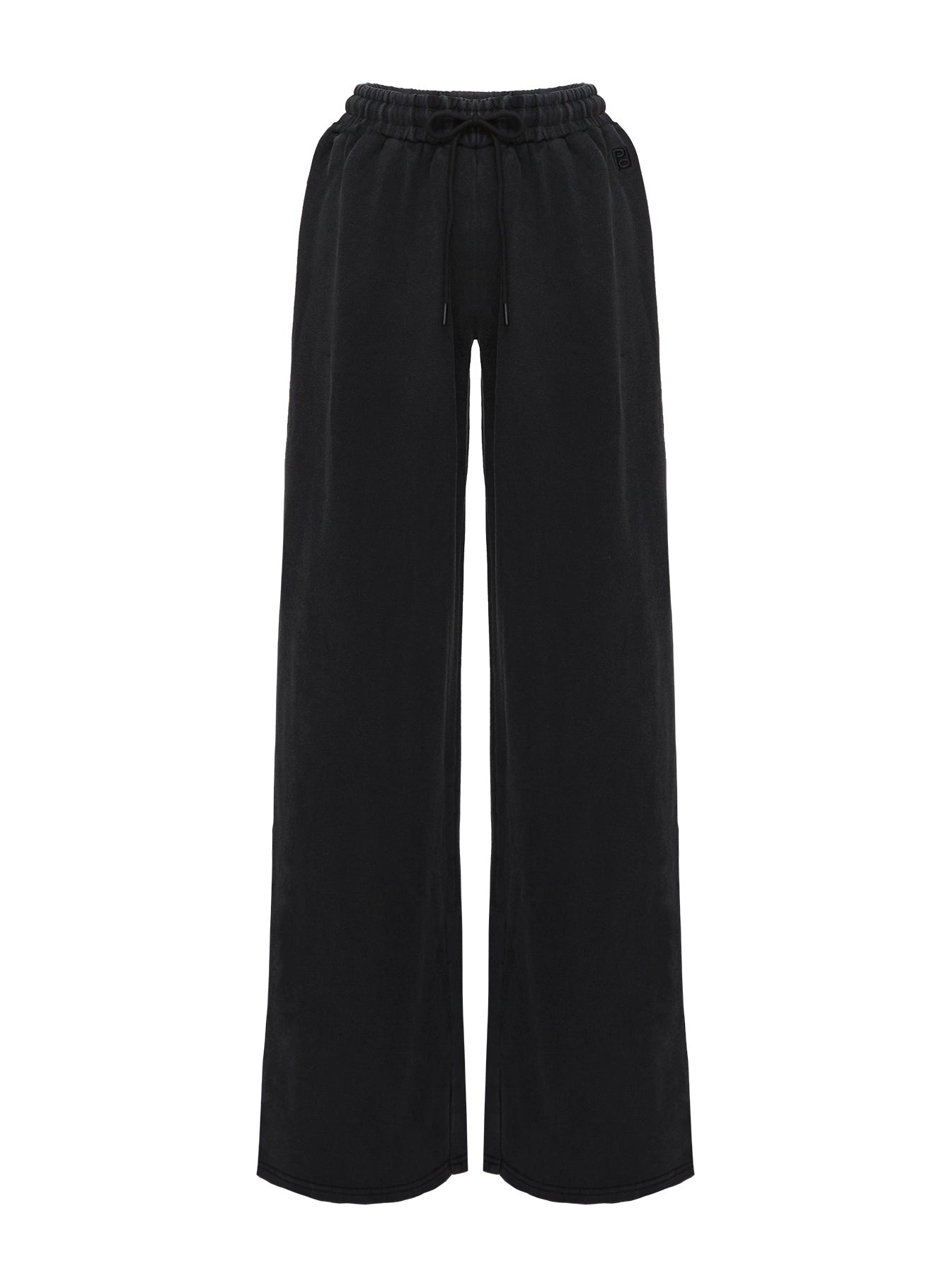 product Princess Polly All Day Straight Leg Sweatpants Washed Black High Waisted Pants 