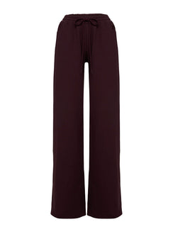 product Princess Polly All Day Straight Leg Sweatpants Wine 