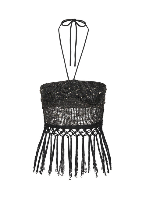 product Princess Polly Alnet Top Black Sleeveless V-Neck 