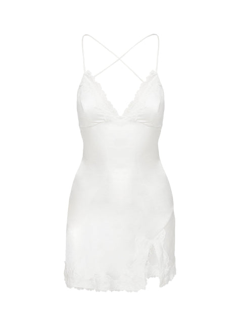 product Princess Polly Anysa Mini Dress White Plunger 
