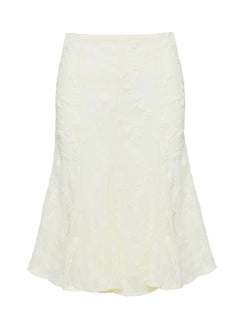 product Princess Polly Aspyn Embroidered Midi Skirt Yellow Midi Skirts 