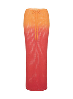 product Princess Polly Auralia Knit Maxi Skirt Orange Maxi 