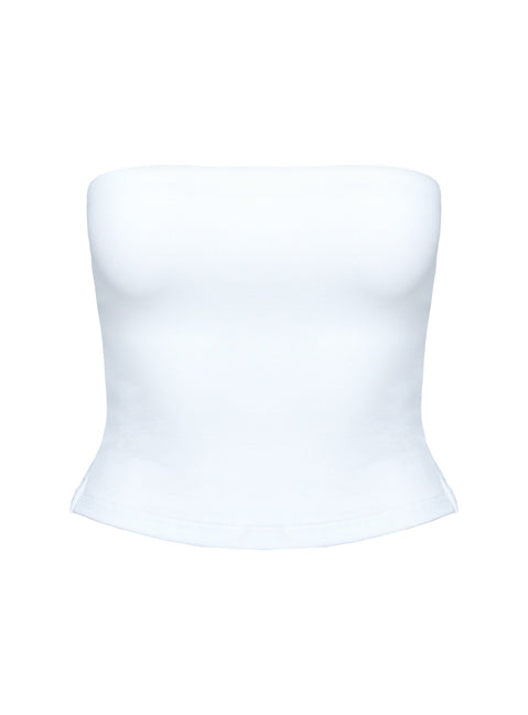 product Princess Polly Aurorah Strapless Top White Sleeveless straight 