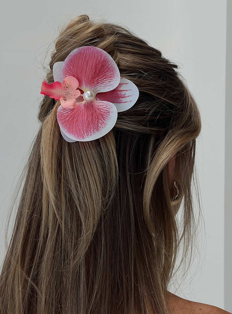 Azurah Flower Hair Clip Multi