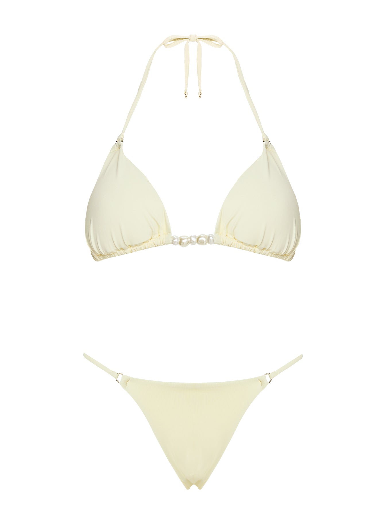 Adrah Cheeky Bikini Bottoms Yellow