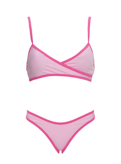 Esplanade High Side Bikini Bottoms Pink