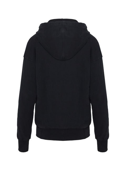 All Day Oversized  Hoodie Washed Black