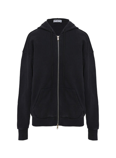All Day Oversized  Hoodie Washed Black