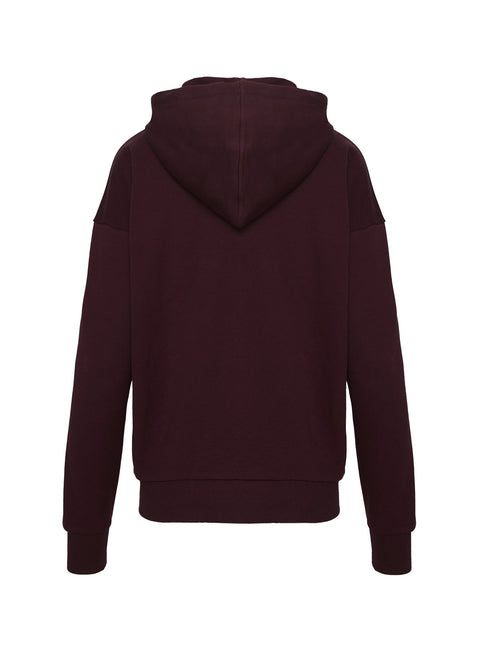 All Day Oversized Hoodie Wine