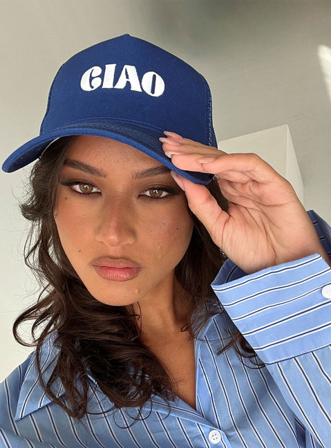 Ciao Trucker Hat Blue / White