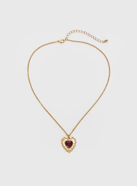 Soul Love Necklace Gold
