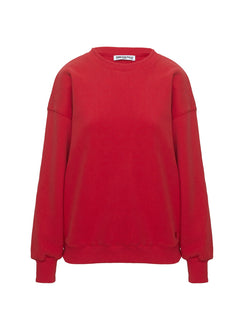 product Princess Polly Dream Fleece Classic Crewneck Sweatshirt Red Long 