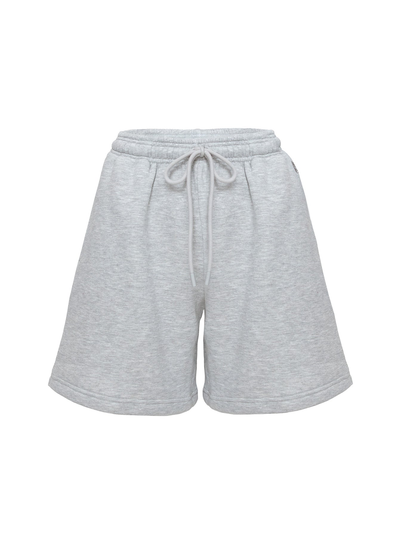 product Princess Polly Dream Fleece Longline Shorts Grey Marle High Waisted Shorts 