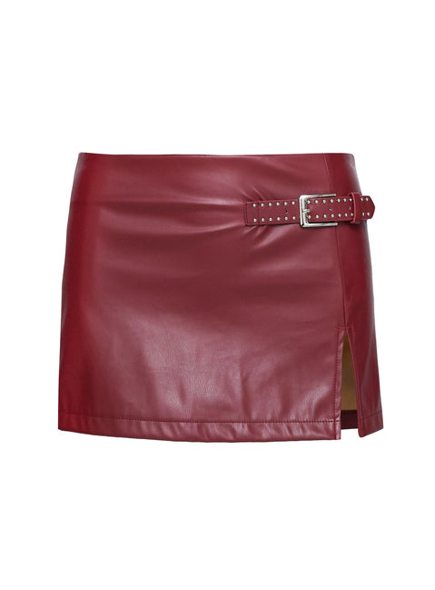 product Princess Polly De Tigre Belted Mini Skirt Red Mini Skirts Skirts 