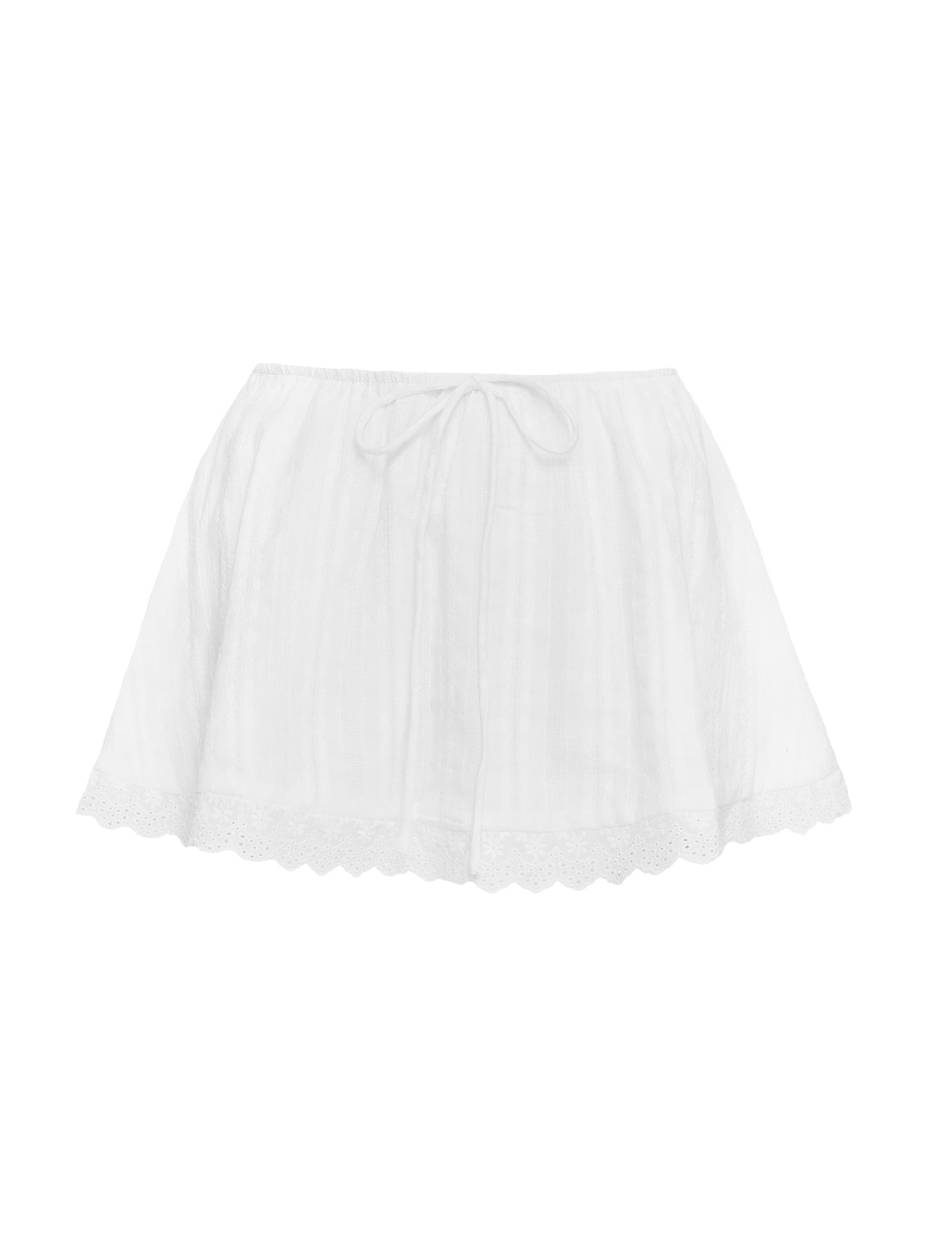 Elisabete Mini Skirt White